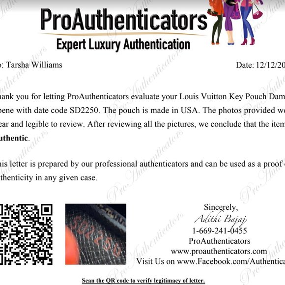 Authentic Louis Vuitton - KEY POUCH - Picture 2 of 12